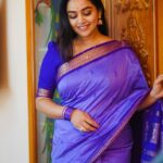 Gayathri Yuvraaj Instagram - 💜💜 @paavanaonlinemart @abarnasundarramanclothing