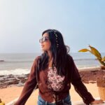 Gouri G Kishan Instagram – Beach baby 🏖️🌊💕 Goa
