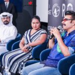 Grace Antony Instagram - Dubai @rorschachmovieofficial promotions. 🤍✨✨With @mammootty @sharaf_u_dheen @george.mammootty @mammoottykampany @iamantojoseph @samad_truth @truthglobalfilms