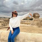 Hansika Motwani Instagram - Standing tall, like the pyramids 🇪🇬 Pyramids Giza, Egypt
