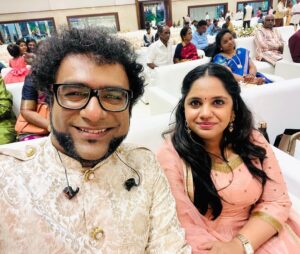 Haricharan Instagram - From a Recent private event in chennai last weekend for the family of @polux_technologies_ @monica_sathyanarayanan