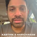 Haricharan Instagram - We can’t wait to meet you all this weekend ♥️