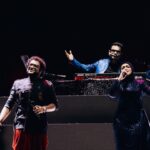 Haricharan Instagram - These are some amazing Pictures by @vengka_desh at the Recent concert in Kuala Lumpur with ARR sir. Always an Honour! Icing on the cake was sharing the stage with the super cute @ctdk , indeed an experience to Perform ‘Munbe Vaa’ with her. Grooving and Vibing with my Buddies on stage with another 72,000 of you malaysia. Etched in my Mind #dmy #arrahman #malaysia #haricharan