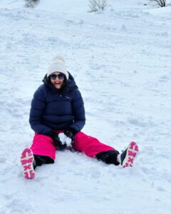 Harika Narayan Instagram - Snow Baby❄️☃️
.
.
.
#myfirstsnow #sweden #natureatitsbest