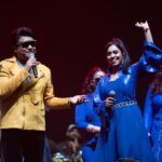 Haripriya Instagram - Pictures from hearts of harris concert ! 🧿✨ thank you @dhivager 😇 . . . . . #Haripriya #haripriyasinger #heartsofharris #harrisjayaraj #concertdiaries #onstage #happyplace