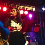 Haripriya Instagram - Clicks from RIT gig at chennai. 💫🎤🤍✨ 📸: @imvikram.s @btosproductions . . . . #haripriya #haripriyasinger #live #music #concert #explore