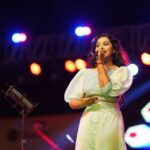Haripriya Instagram - @sastrafotohub 🎤✨ . . . #haripriya #haripriyasinger #gig Tanjore