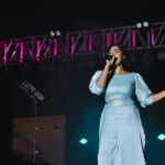 Haripriya Instagram - @sastrafotohub 🎤✨ . . . #haripriya #haripriyasinger #gig Tanjore