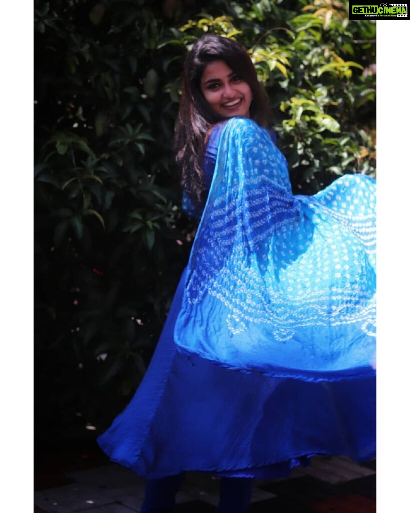Haritha G Nair Instagram - BLUE-tiful😜❤