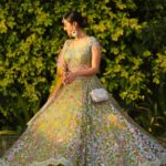 Helly Shah Instagram - Phir le aaya dil 💚 Obsessing over the lehenga ~ @lapink_by_knareshkumar ❤️ Captured by ~ @faizan_photo_graphy
