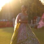 Helly Shah Instagram - Phir le aaya dil 💚 Obsessing over the lehenga ~ @lapink_by_knareshkumar ❤️ Captured by ~ @faizan_photo_graphy