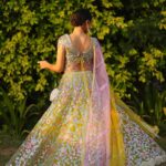 Helly Shah Instagram - Phir le aaya dil 💚 Obsessing over the lehenga ~ @lapink_by_knareshkumar ❤️ Captured by ~ @faizan_photo_graphy