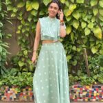 Hrishitaa Bhatt Instagram - Wishing you a very Happy World Environment Day. Let us be responsible for our environment. . . Outfit by @barrooni.in , @simrankhera5 Managed by @moushumibanerji . . . #hrishitaabhatt #bollywoodactress #mumbaiinfluencer #mumbaiinstagrammers #mumbaidaily #mumbaigram #mumbaifashion  #bollywoodfashion #bollywoodstyle #indianactress #worldenvironmentday #gogreen #environment #environmentday