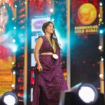 Indravathi Chauhan Instagram - Can't thank you enough @thisisdsp sir.Right from the time you gave me the opportunity "till this time where I've received this honour from the hands of @ravibasrur Sir. 😊 If my sister wouldn't be with me I might not sing in this Rcdng stdio @iammangli .she is a great inspiration to me.😘❤️ Forever grateful!😍❤️🙏🏻….Thankyou so much @behindwoodsofficial