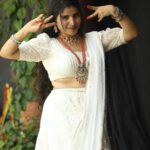 Indravathi Chauhan Instagram - Whenever I feel like I’m looking at most beautiful angel on earth:.🤪😜 And feeling like a princess in new Jewallary, dress❤️🤍….. Thanks to: @emmadi_silver_jewellery_hyd @emmadi_silver_jewellery @emmadi_silver_jewellery_usa Styling: @kruthikutti Phtogrpr: @vikasseegu Makeup: @v.satish666 Hair: @janibasha3676