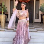 Isha Malviya Instagram - 💜✨ #ishamalviya #omshaantiomvibes #jassu styled by @sethchetna5 @amarsons_chandigarh