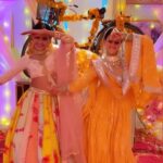 Isha Malviya Instagram - #atrangishaadi ka atrangi dance 🥳 Keep watching Udaariyan at 7 pm only on @colorstv #prisha ❤️ @isha__malviya