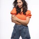 Kangna Sharma Instagram - orange is the Happiest Colour❤️😘 click by - @faizialiphotography MUA - @makeup_asfaque