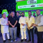 Karanvir Bohra Instagram - Congratulations @bhamlafoundation for spreading such an awareness on #worldenvironmentday on such a level and the icing on cake was the honourable CM @mieknathshinde giving such an inspiring speech on environment… @drshrikantshinde you are like an extension of your father, will spoken, humble and so much of positivity, was a pleasure meeting you too… @pratap_sarnaik sir you are an inspiration and the most amazing person I know and I love you so much🤗 @iamshaileshlodha aapre waaste kai kehu ❤️❤️❤️ you are taking me to #ayodhya #ramtemple to put a brick I too want to be that #squirrel @lakshyarajsinghmewar aapne khamakhani are maaro bahut saro laad ❤️ @singer_shaan and @yashbirla let’s go to #ayodhya 🔱🔱🔱 @shiamakofficial you are gifted and the personally signed gift that you have given me #lawsofthespiritworld I’m sure it will be a great guidance in my future… And last but not the least @saherbhamla at such a young age you are working for such an amazing cause, god bless you #omnamashivaya 🔱