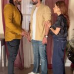 Karanvir Bohra Instagram - Shivendra said “kahi par bhi jaa, par meri biwi #surili Se duur,” so you know where I went? You want to see Asli drama? Mon-fri only on @sonytvofficial #humrahenarahehum @ijaybhanushali @tinadatta special appearance @mahhivij