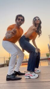 Karanvir Bohra Instagram - When in jaipur #noway we can’t make this reel @akanksha8000 #new #webseries