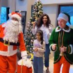 Karishma Tanna Instagram - It’s beginning to look a lot like Christmas 🎄🎅 Wow love the decor, the feel and we also got gifts from Santa and elf . Yay yayyy🎉🥳 This is a beautiful and surreal experience. Thank you @wantasanta.in for making our Christmas special. 😍❤️