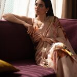 Karishma Tanna Instagram - Saareee zameen par 😎🤓 Ok bye 🤷‍♀️🤦‍♀️ ✌️ Outfit- @varunbahlpret Make up @makeupbyvishakha Hair @sujata_1810 Jewellery- @minerali_store Styled by- @sukritigrover Styling Team- @vanigupta.23 @jivikasetpal