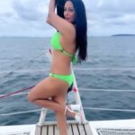 Kashmera Shah Instagram - Thank you for such beautiful pictures @banerjeepuja love you my green eyed beauty @krushna30 #kashmerashah #birthdayvibes #birthday #yachts #december #decemberbirthday #green #bikini #bikinibabes #actresses #bollywood #director Phuket Island, Thailand