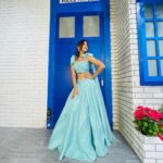Kaveri Priyam Instagram - ‘She who leaves a trail of glitter is never forgotten.’💙 Wearing @vridhisomaani