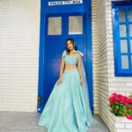 Kaveri Priyam Instagram - ‘She who leaves a trail of glitter is never forgotten.’💙 Wearing @vridhisomaani