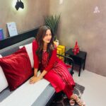 Kaveri Priyam Instagram - Cause it’s my favourite time of the year ❤️❤️❤️ Outfit @theluxemaisonofficial. @sunoh.studio @tlmconsultancy