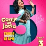 Kavita Kaushik Instagram – Can’t wait for you all to see the trailer of this hilarious crazy ride of a film ! 
#Carryonjatta3 #carryonjatta3 in cinemas on 29th June 2023! Trailer out at 6pm tomorrow 😇❤️
Carry on jatta 3 Trailer Releasing on 30th May At 6PM 🔥🤩

#Carryonjatta3 in cinemas on 29th June 2023 🙏

@gippygrewal @binnudhillons  @sonambajwa  @jaswinderbhalla @smeepkang @nareshkathooria @karamjitanmol @ghuggigurpreet @iamshindagrewal_  @bpraak @jaani777 @jatindershah10 @ikavitakaushik @officialnasirchinyoti @harbysangha @bnsharma_official @officialrupinder_rupi @ravneetgrewalofficial @humblemotionpictures @carryonjattamovie @maneeshbhattofficial @amardeepsgrewal @amneetkgrewal @mannatc @eastsunshineproductions @bhana_l.a @vinodaswal13 @hardeepdullat13 @mehtaman_ @romaana44 @munishomjee @omjeegroupofficial @arvindchoreographer @rohitdhimaneditor