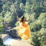 Keerthi shanthanu Instagram - Yellowloveeee💛All the way from Bali💛 This was a beautiful experience @gtholidays.in 💛 #baliswing #yellow #bleedyellow #yellowlove #csk #bali