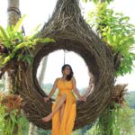 Keerthi shanthanu Instagram - Yellowloveeee💛All the way from Bali💛 This was a beautiful experience @gtholidays.in 💛 #baliswing #yellow #bleedyellow #yellowlove #csk #bali