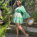 Keerthi shanthanu Instagram - ☘️ #bali @gtholidays.in 💚 #girls #vacaymode