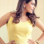Keerthi shanthanu Instagram - ✨Butterscotch✨ Outfit : @poornimas_store ✨ Thank you for the lovely clicks guys @evidencemaker @karthikakphotography #yellow #yellove