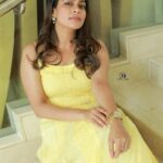 Keerthi shanthanu Instagram - ✨Butterscotch✨ Outfit : @poornimas_store ✨ Thank you for the lovely clicks guys @evidencemaker @karthikakphotography #yellow #yellove