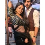 Khushi Dubey Instagram - Waiting for tonightttttttt!!!!❤️‍🔥 . . @disneyplushotstar @gulkhan @genkstudio . . . . #khushidubey #zaynibadkhan #aashiqana #aashiqanas2 #season2 #disneyplushotstar #hotstar #gulkhan #genkstudios #saree #black #ootd #chikki #yash #yakki #chikkisharma #tonight #release On Your Screen
