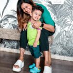 Kishwer Merchant Instagram - Growing Up too fast 🧿🤍 Day 1 of Montessori 🌷