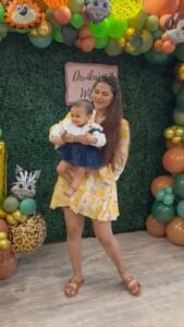 Kratika Sengar Instagram - It feels like yesterday when I held you for the first time. I couldn't believe how I fell in love with you, in an instant. Love that has just been growing with each passing day. Never knew I could love someone, with all my heart & soul.. You changed my life, my heart, you changed me, my little one❣️🧿 
Thankyou for choosing me, to be your mother.. I pray to Mata Rani that, you grow to be a beautiful, good & a compassionate human being. May She bless you with all the happiness and the best of health always. 

Devika Dheer, you are our Gem. You are priceless to us and there is no other like you. You bring smiles to those around you.. 

With all my heart I wish you a Very Happy 1st Birthday (in the true sense) MY BABY ❣️🧿

Jai Mata Di
Har Har Mahadev 🔱