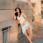 Krisha Kurup Instagram - A Champagne not in Champagne । . . #shenanigans #potraitsbyharnish #morningdew #city
