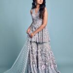 Krithi Shetty Instagram - Dreamy vibes 🌸 • • Outfit - @seemagujraldesign Jewelry- @karnikajewelshyd Styled by - @ashwin_ash1 & @hassankhan_3 Shot by - @eshaangirri H&M - @chaks_makeup @venkymakeupstudio