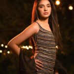 Krithi Shetty Instagram - Black outfits >>> 🖤🖤 • • Loved this Outfit by @couturebyniharika ✨ Jewelry- @lovisajewellery Styled by - @ashwin_ash1 & @hassankhan_3 Shot by - @hemanth_kumanan H & M - @venkymakeupstudio @chaks_makeup