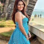 Kritika Sharma Instagram - 🦋 Outfit @urbanic_in #girl #beach #model #trend #photo #photoshoot #indian #love #fashion Raspberry Rhinoceros