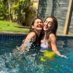 Kritika Sharma Instagram - Sunday funday with @tanyasharma27 📍@utopianvillas #pool #goa #goadiaries #siblings #sharmasisters #swimmingpool #waterbaby Goa