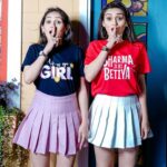 Kritika Sharma Instagram - Yaaay! We have finally launched our merch! Never thought this would even be real some day but we made it possible because of you guys . BUY NOW @sharmasisters1027 Thank you so much Please show some love and buy as much as you can Don’t forget to tag us we will repost on our Instagram stories ! #sharmasisters #sharmasistersmerch ORDER NOW AT @sharmasisters1027 ! @tanyasharma27 @merchit.in Location @setsbythebay 📸 @virajjoshiii Mumbai, Maharashtra