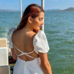 Kritika Sharma Instagram - I left my heart at the lake ! @tadobajunglecamp_ Outfit @zara Shoes @charleskeithofficial #travel #love #girl #lake #lakeside #indian #follow #model Tadoba National Park