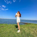 Kritika Sharma Instagram - I left my heart at the lake ! @tadobajunglecamp_ Outfit @zara Shoes @charleskeithofficial #travel #love #girl #lake #lakeside #indian #follow #model Tadoba National Park
