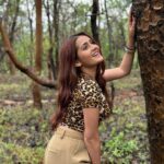 Kritika Sharma Instagram - 🍀 #jungle #nature #safari #girl #model #indian #travel #maharashtra Pench Tiger Reserve, Maharashtra
