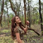 Kritika Sharma Instagram - 🍀 #jungle #nature #safari #girl #model #indian #travel #maharashtra Pench Tiger Reserve, Maharashtra